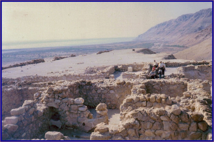 View of Dead Sea from Essene ruins